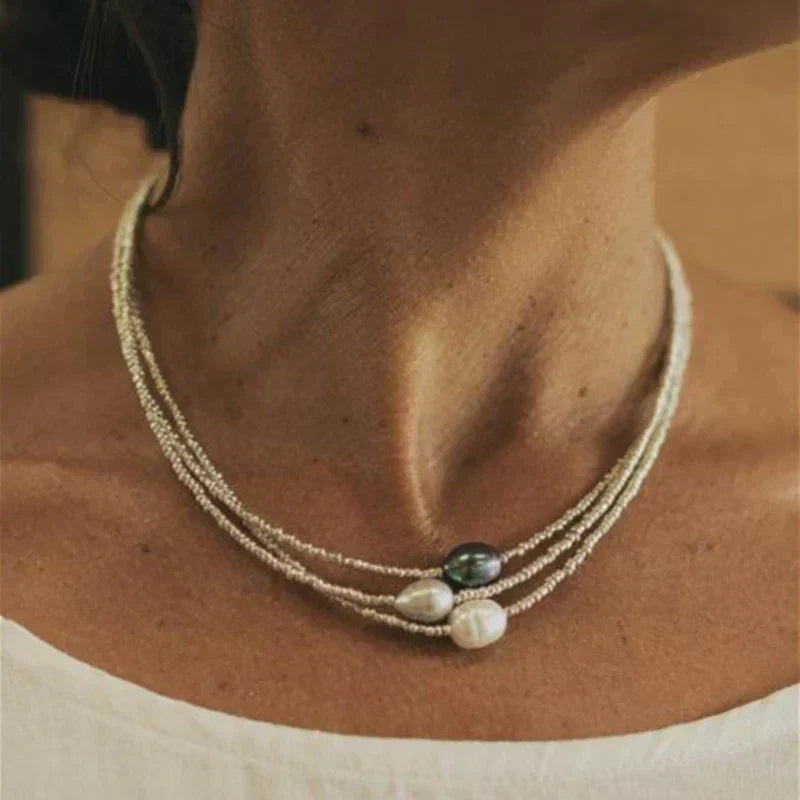 CHARLOTTE | VINTAGE PEARL NECKLACE