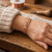 SOPHIE | SEAM COPPER BRACELET